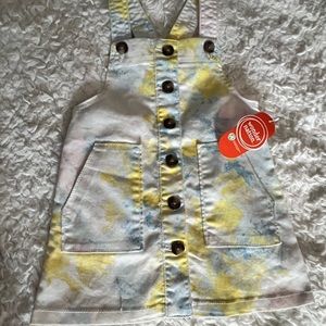 Girls fashion tye dye dress